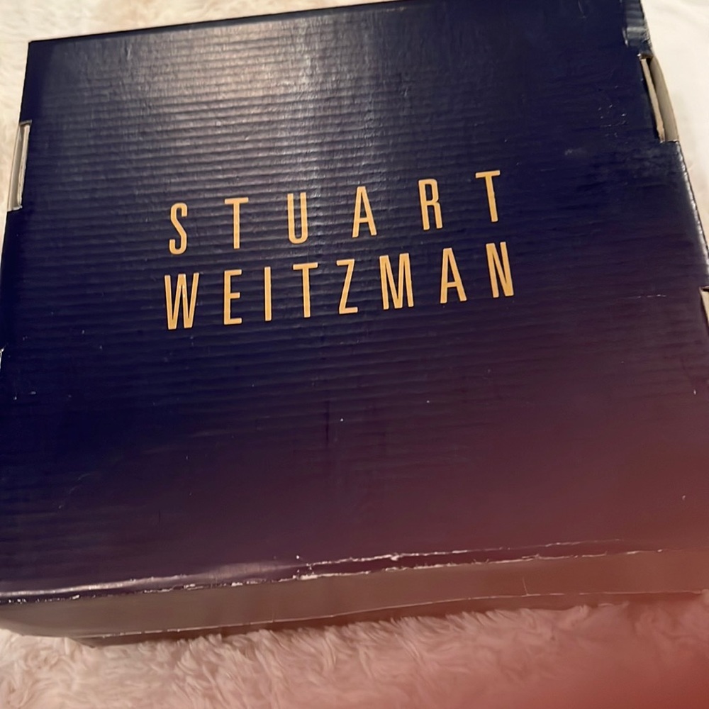 Stuart Weitzman Ole black satin purse. Used one time only.